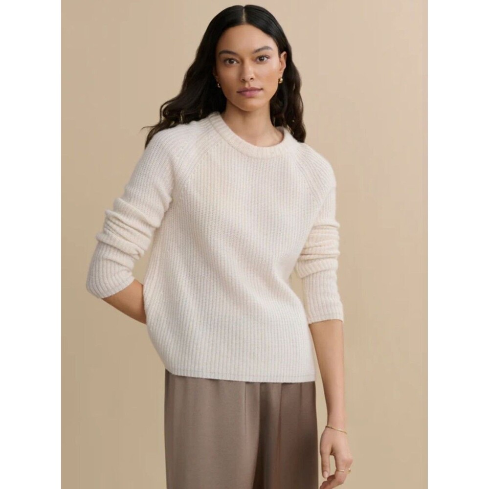 Jenni Kayne Cashmere Fisherman Sweater XS